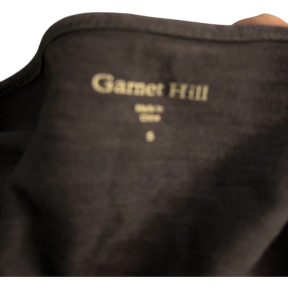 Garnet Hill Easy Banded Knit Dress, Cotton Modal Blend, Women's Size Small - Picture 4 of 5